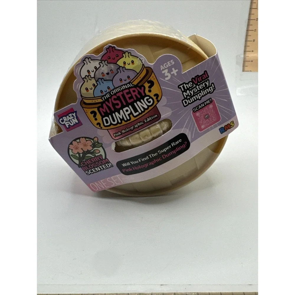 NEW RMS Crazy Fun Original Mystery Dumpling Pink Holographic CherryBlossom Scent